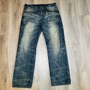 Sean Jean Medium Wash Distressed Jeans